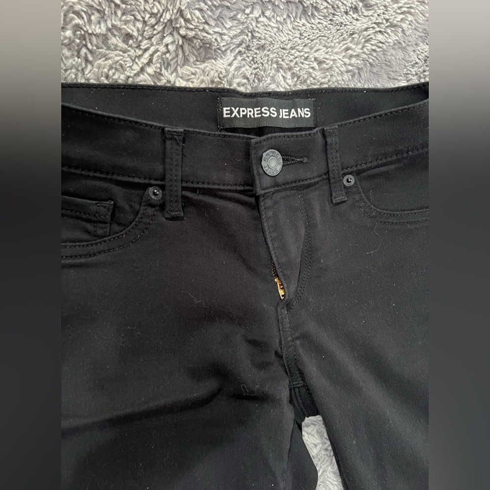 Express Women's Black Skinny Jeans